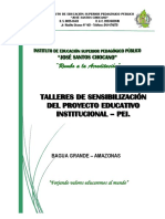 Talleres de Sensibilización Del Pei-2015