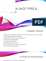 camera shot types   angles
