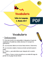 Vocabulario Taller