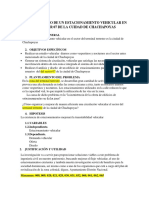 Planteamiento de Un Estacionamiento en El Sector Del Terminal Terrestre de La Cuidad de Chachapoyas