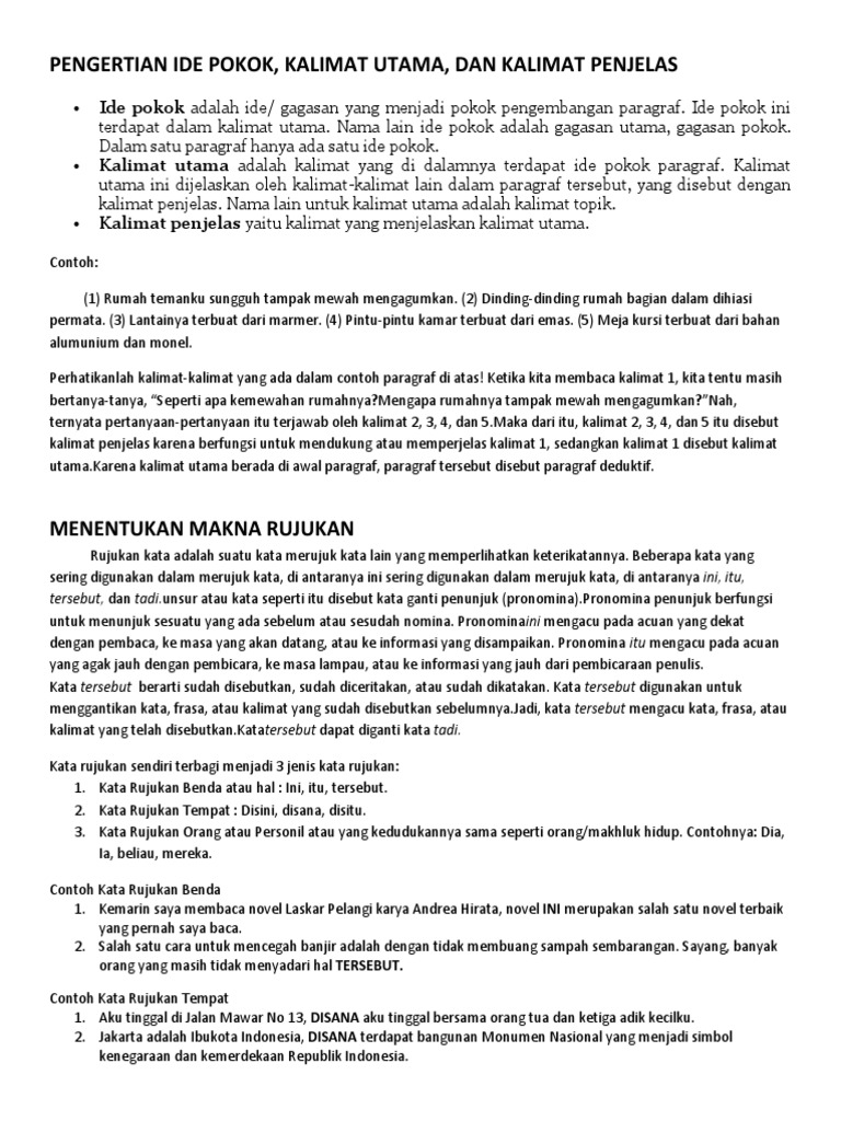 Contoh Kata Rujukan Contoh Soal Pelajaran Puisi Dan Pidato Populer