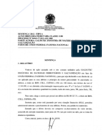 Justiça Federal de L' Instância Secão Judiciária Do Distrito Federal Primeira Vara