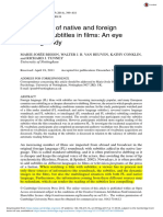 Bisson, 2014 - Processing of Native and Foreign Language Subtitles in Films An Eye Tracking Study