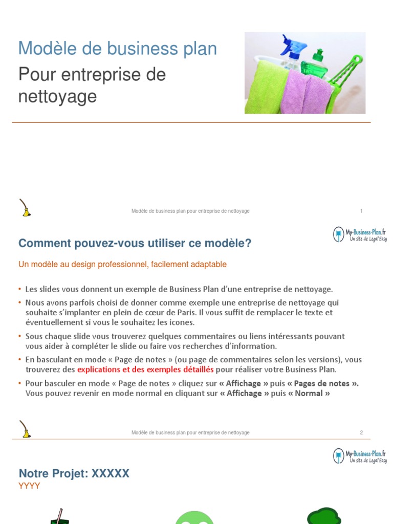 business plan entreprise pdf gratuit