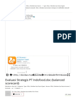 Evaluasi Strategis PT Indofood - Doc (Balanced Scorecard) - DocShare - Tips