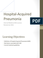 Hospital Acquired Pneumonia