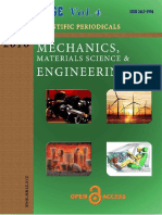 Mechanics, Materials Science & Engineering Journal  Vol4