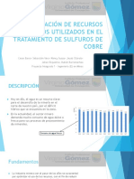 Optimización de Recursos Hídricos Utilizados en El Tratamiento