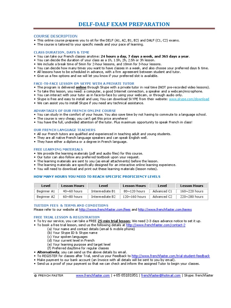 Download Preparation Dalf C1