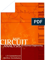 Basic Circuit Analysis For Electrical Engineering