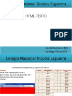 Colegio Nacional Nicolas Esguerra HTML