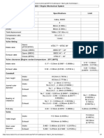 Kia Sportage 2.0g 2012 Techinical Data