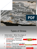 Deformation of Crust