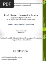 1 - Noções Básicas de Estatística