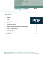 Guide To Method Validation For Quantitative Analysis in Chemical Testing Laboratories 17025 PDF 36 Pages 349KB