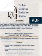 Escala de Satisfacción Familiar Por Adjetivos (ESFA)