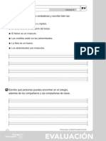 2º Ciencias Naturales-sociales - Globalizado - Evaluación - 1