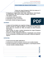 Resumo 1849770 Guilherme Sorgine 23614020 Politica Internacional II Aula 07 Comunidade Dos Paises de Lingua Portuguesa