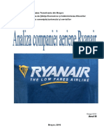 Analiza Companiei Aeriene RyanAir