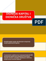 Uvod Dionička Društva I Dionički Kapital 2016-2017