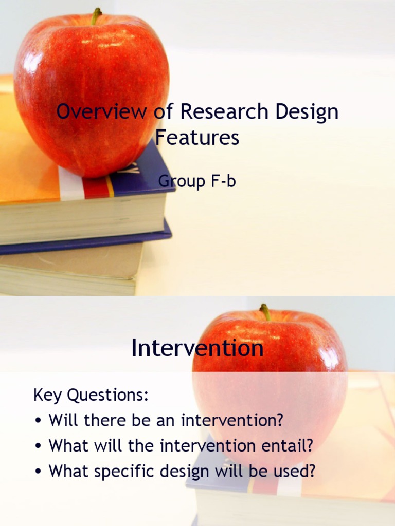 Overview of Research Design Features | PDF | Hypothesis | Psychology
