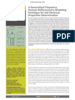 A Generalized Frequency Domain Reflectometry Modeling Technique for Soil Electrical Proper es Determina on