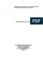 Evaluación de Mezclas Asfálticas Con Adición de Ceniza Como Porcentaje Del Ligante y Del Llenante.