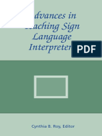 Iif KGPM Roy Advances in Teaching Sign Language Interpreters PDF