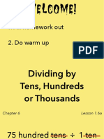 1.6a Dividing by Tens, Hundred or Thousands