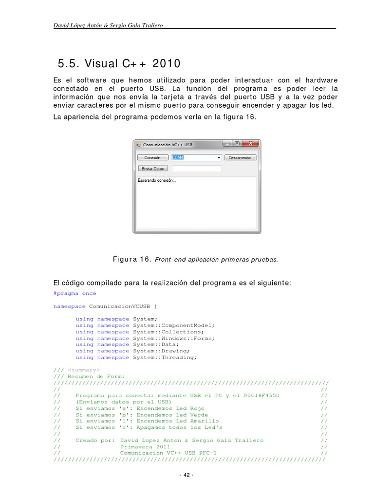 VISUAL C++2010 Serial Port PDF Ingeniería Informática Software