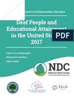 Deafpeopleandeducational Attainment White Paper