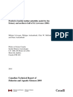 Predictive Benthic Habitat Suitability Model for the Estuary