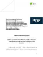 Jornada Provincial Convivencia - Hostigamiento Dìa 14 de Agosto 2017