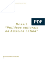 Políticas culturais na América Latina: desculturalizar a cultura