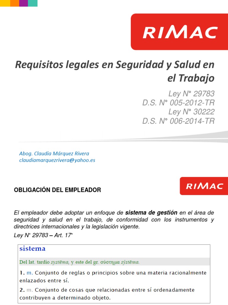 Requisitos Legales en SST para Empresas | PDF | Inferencia | Salud y ...
