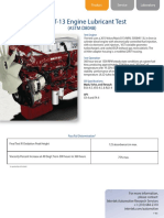 Mack T13 Engine Lubricant Test