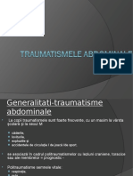 Traumatismele Abdominale