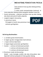 Peramalan (Forecasting) Permintaan Produk