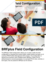 Brfplus Field Configuration: For Portfolio Management