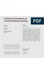 AQR A Century of Trend Following Investing PDF