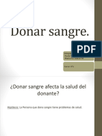 Donar Sangre