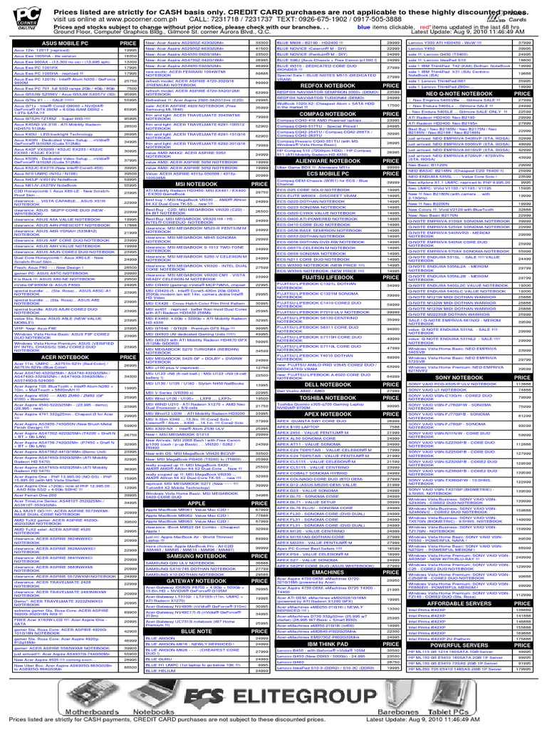10 08 10 1 Pc Corner Parts Laptop Advanced Micro Devices