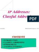 Ip Addresses: Classful Addressing: Mcgraw-Hill ©the Mcgraw-Hill Companies, Inc., 2000