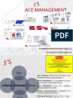 5'S Workplace Management: Ranbirrajsinh Rathod (Mba-G) Sai Lokesh Darsi (Mba-N)