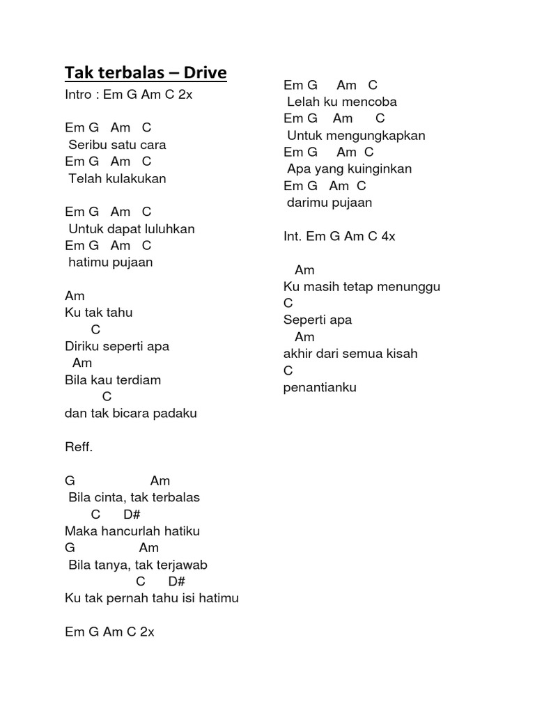 Chord Pdf