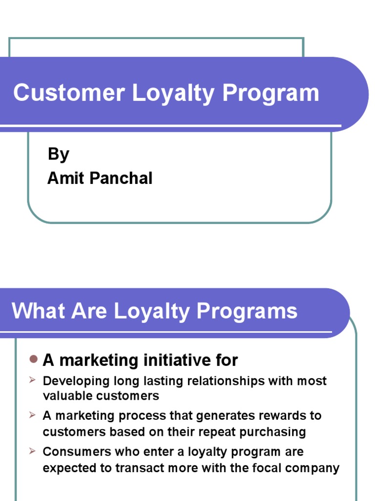 Customer Loyalty Program Strategies | PDF