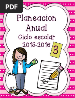 Plan Anual Tercer Grado