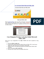 Cara Mengatasi Product Activation Failed Microsoft Office 2010 Docx