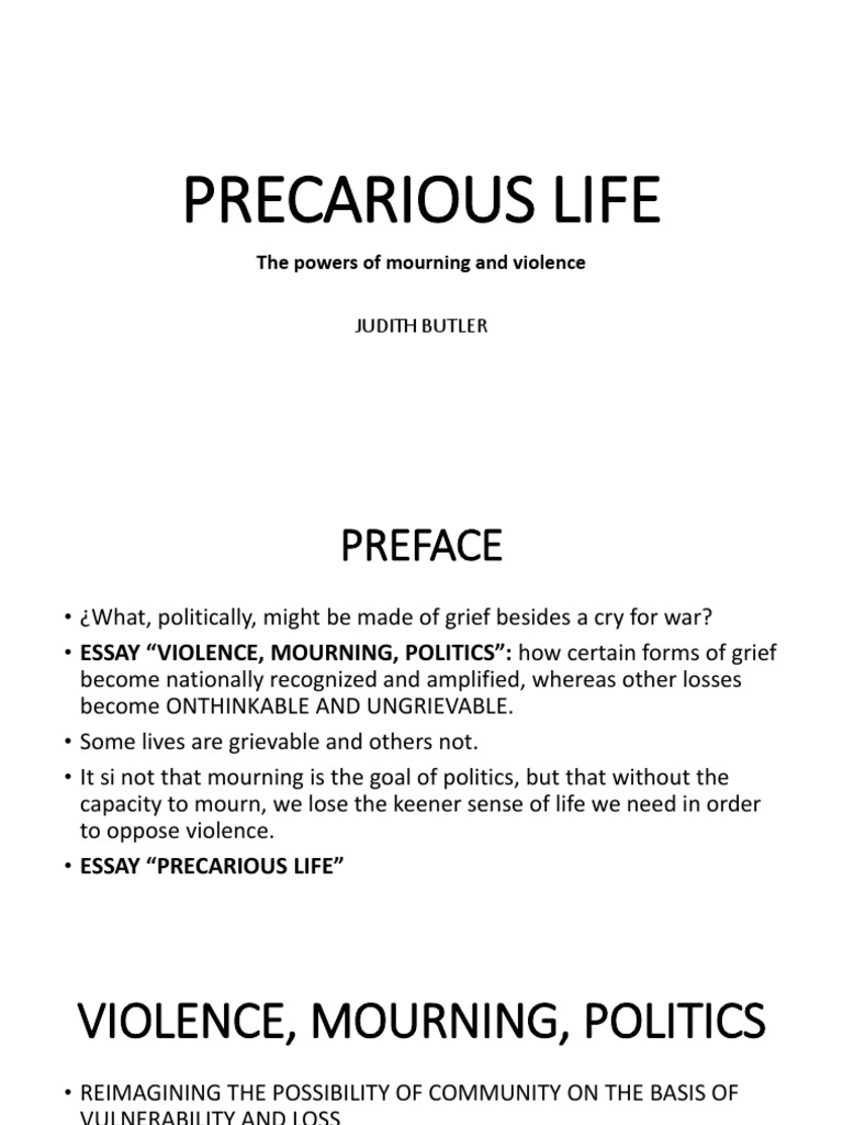 Grievability and Political Mourning | PDF | Grief | Behavioural Sciences
