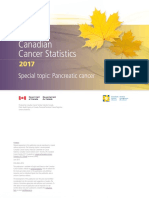 Canadian Cancer Statistics 2017: Pancreatic Cancer Incidence, Mortality Rates
